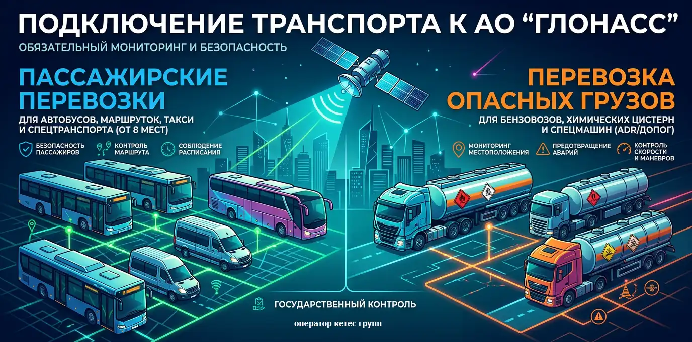 Подключение к АО Гонасс